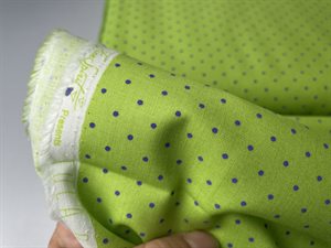 Patchwork stof - Tula Pink's prikket i grøn / lilla